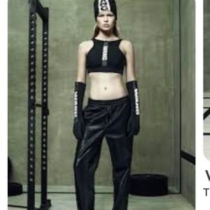 Alexander Wang x H&M Zip Up Logo Scuba Tank Bra 4